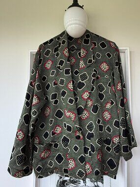 Anne Klein 2 Vintage Silk Jacket XS